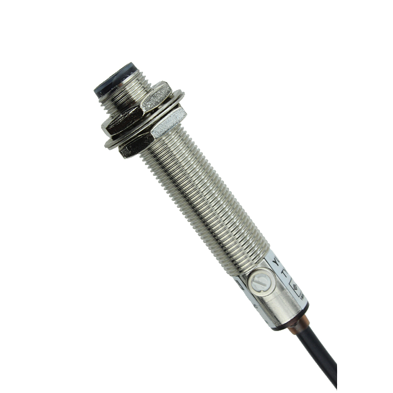 Interruttore foto sensore fotoelettrico con custodia in metallo PNP NO M12 da 10 cm G12-3A10PA 