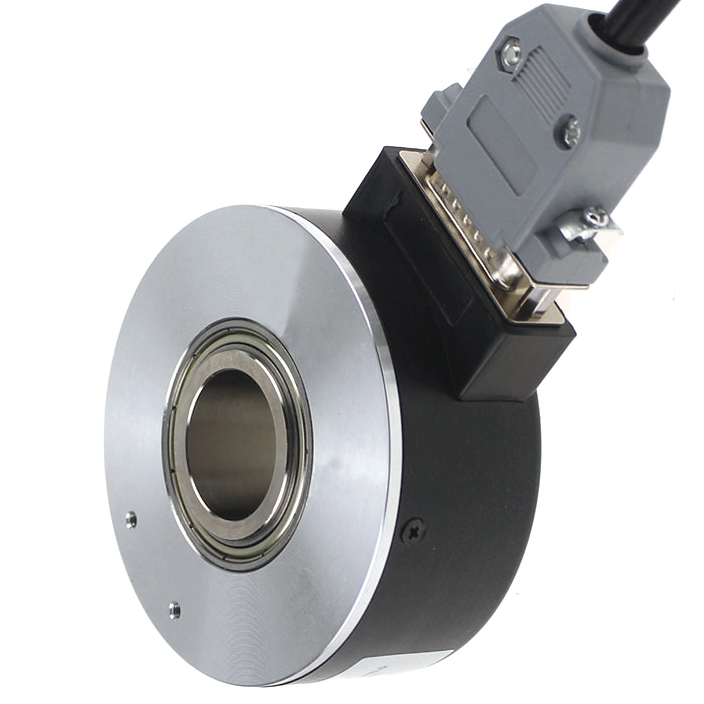 Encoder rotativo industriale ad albero cavo