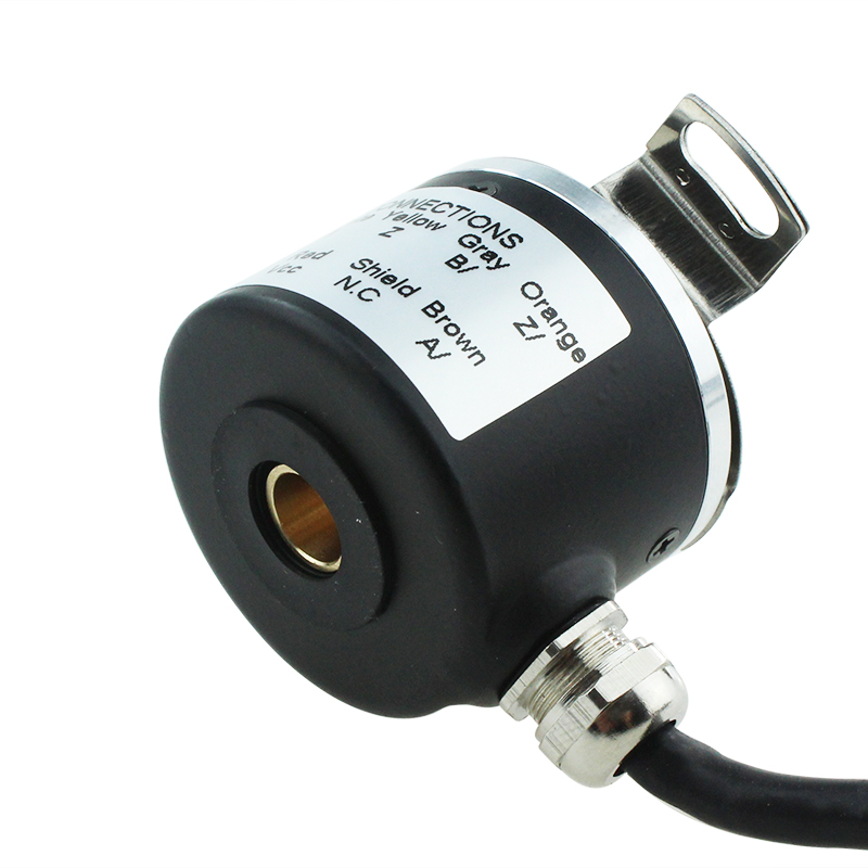 YUMO encoder per vendite calde IHA3808-102G-2000ABZ-5L Encoder rotativo incrementale ad albero cavo